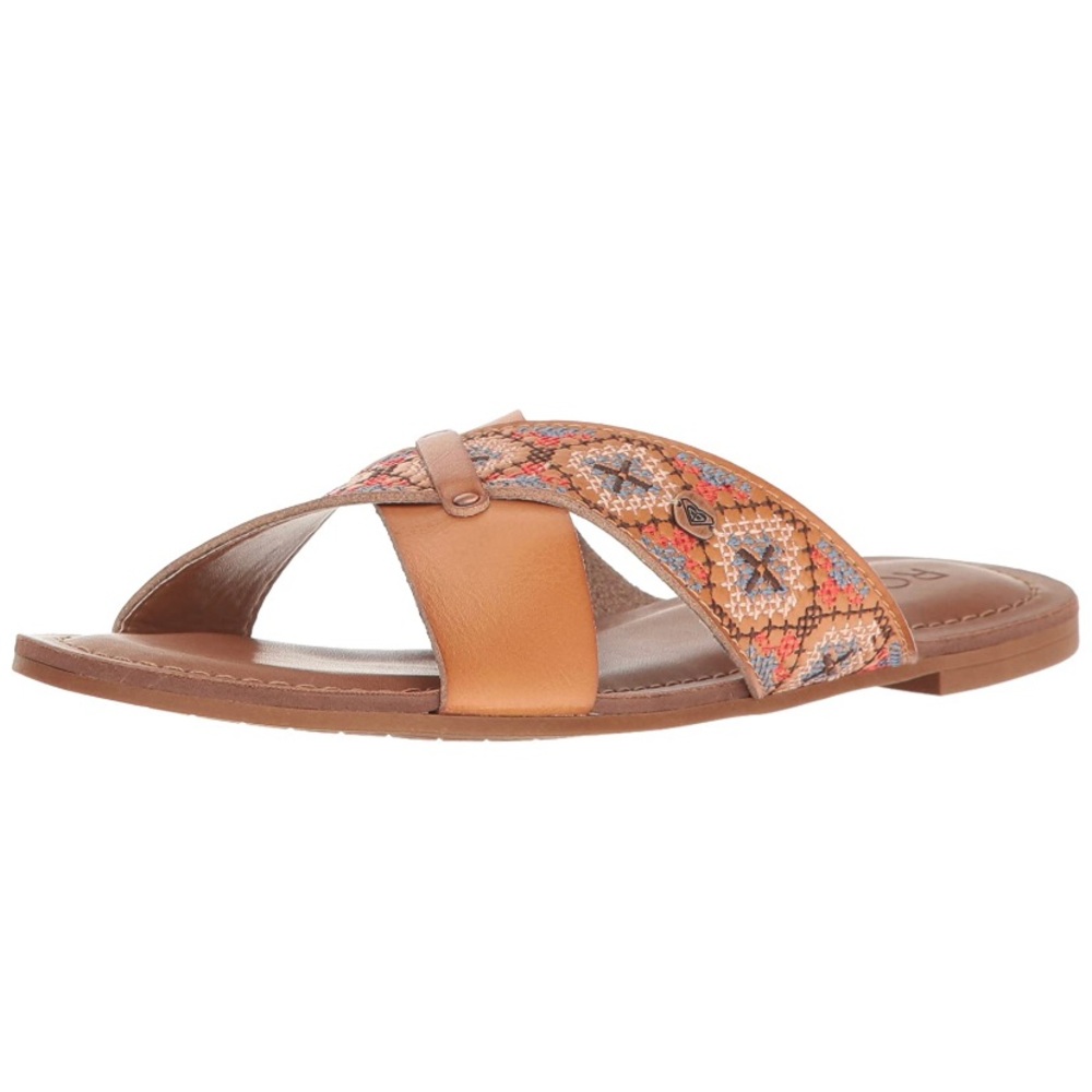Roxy Women's Rocio Embroidered Slide Sandal